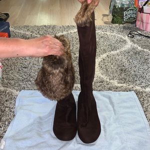 Report Super Soft & Warm Knee High Adjustable Boots